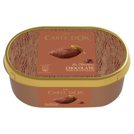 Carte D'Or Lody czekoladowe z kawałkami mlecznej czekolady 1000 ml (1)