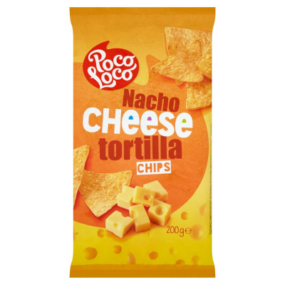 Poco Loco Chipsy kukurydziane o smaku sera 200 g (1)