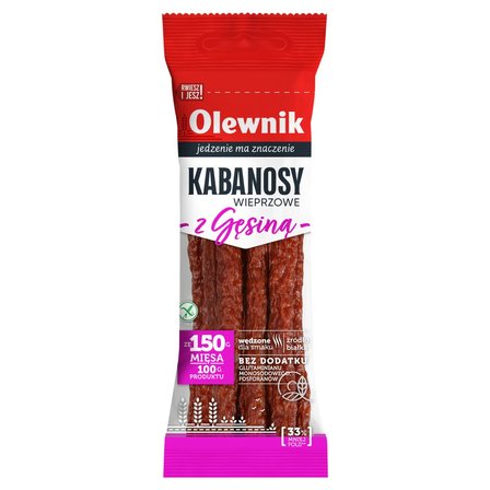 Olewnik Kabanosy wieprzowe z gęsiną 105 g (1)