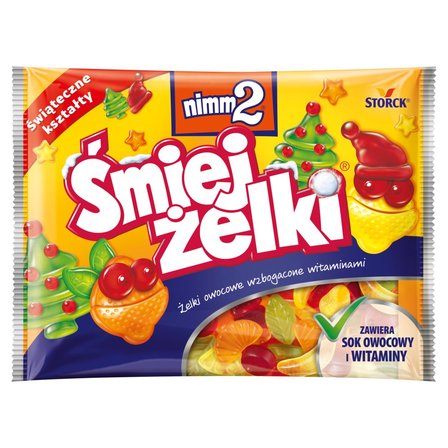 nimm2 Śmiejżelki Żelki owocowe wzbogacone witaminami 100 g (1)