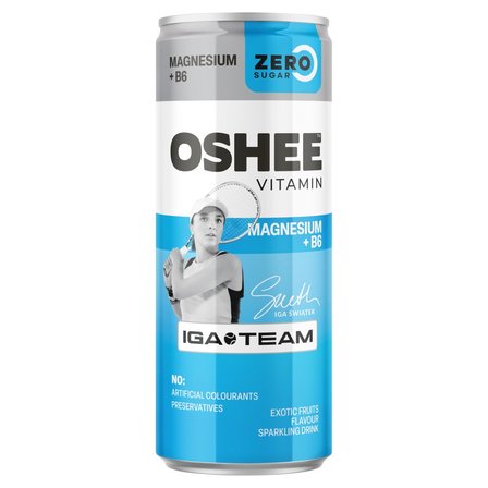 Oshee Vitamin Napój gazowany o smaku owoców egzotycznych 250 ml (1)