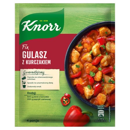 Knorr Fix Gulasz z kurczakiem 52 g (1)