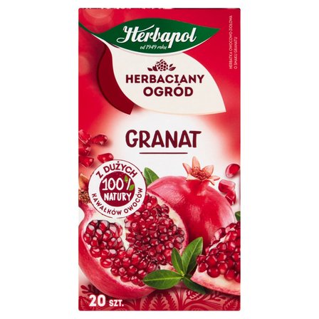 Herbapol Herbaciany Ogród Herbatka owocowo-ziołowa granat 50 g (20 x 2,5 g) (1)