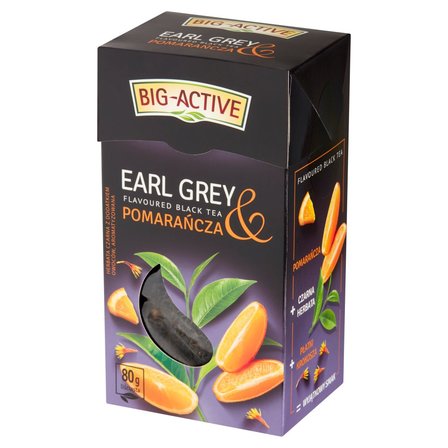 Big-Active Herbata czarna Earl Grey & pomarańcza 80 g (2)