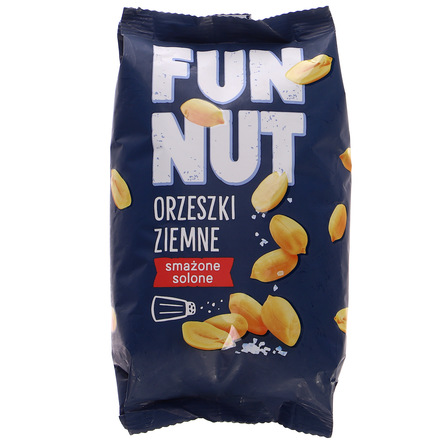 Fun nut orzeszki ziemne smażone solone 350g (1)