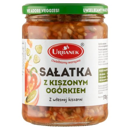 Urbanek Sałatka z kiszonym ogórkiem 510 g (1)