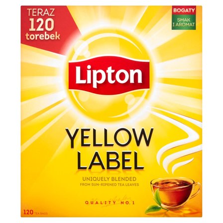 Lipton Yellow Label Herbata czarna 240 g (120 torebek) (1)
