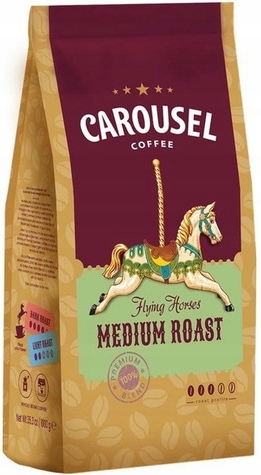 CAROUSEL Kawa ziarnista Coffee Flying Horses Medium Roast 1 kg (1)