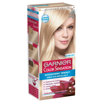 Garnier Color Sensation Farba do włosów 113 Jedwabisty beżowy superjasny blond (1)