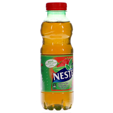 Nestea Joy Green Tea Napój owocowo-herbaciany o smaku truskawkowym z dodatkiem aloesu 500 ml (11)