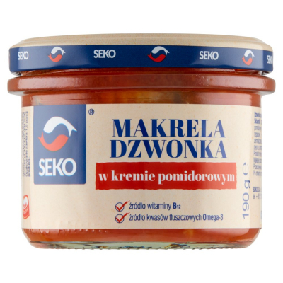 Seko Makrela dzwonka w kremie pomidorowym 190 g (1)