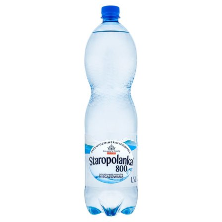 Staropolanka 800 Naturalna woda mineralna średniozmineralizowana niegazowana 1,5 l (1)