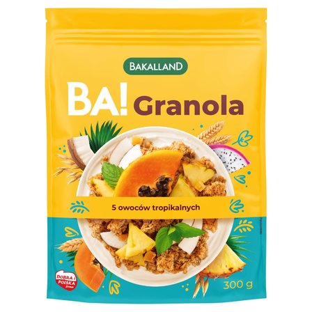 Bakalland Ba! Granola 5 owoców tropikalnych 300 g (1)
