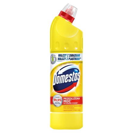 Domestos Przedłużona Moc Citrus Fresh Płyn czyszcząco-dezynfekujący 750 ml (1)