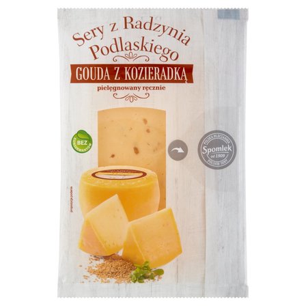 Sery z Radzynia Podlaskiego Gouda z kozieradką 135 g (1)