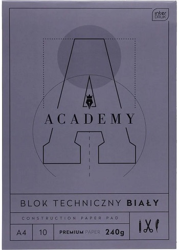 Interdruk Academy  Blok techniczny A4 10 kartek (1)