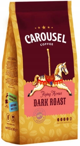 CAROUSEL Kawa ziarnista Coffee Flying Horses Dark Roast 1 kg (1)