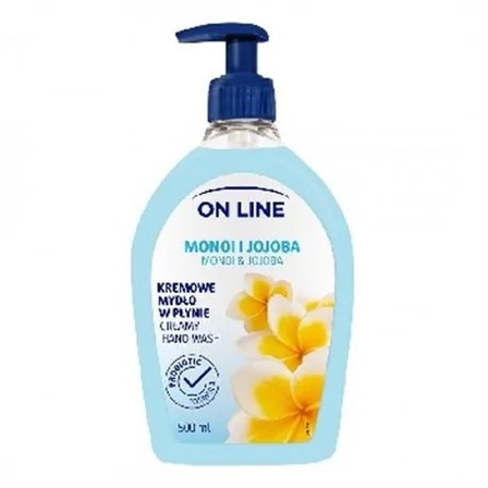 On Line mydło kremowe Monoi & Jojoba 500ml (1)