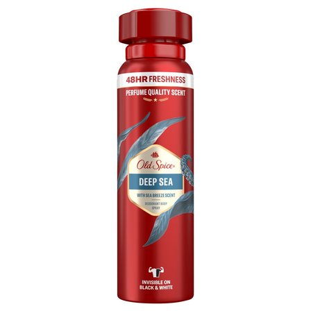 Old Spice Deep Sea Dezodorant W Sprayu Dla Mężczyzn, 150ml, 48H Świeżości, 0% Aluminium (1)