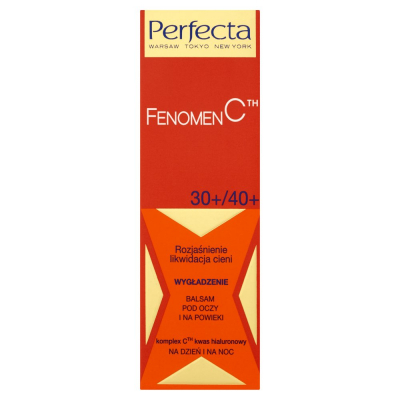 Perfecta Fenomen C 30+ 40+ Wygładzenie Balsam pod oczy i powieki na dzień i na noc 15 ml (1)