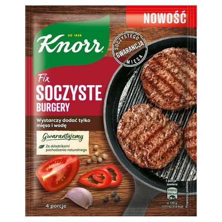 Knorr Fix soczyste burgery 70 g (1)