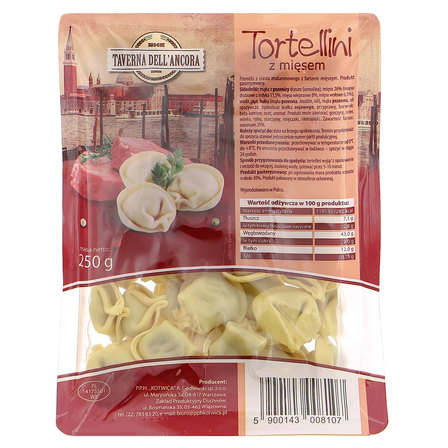 KOTWICA  TORTELLINI Z MIĘSEM 250G (1)