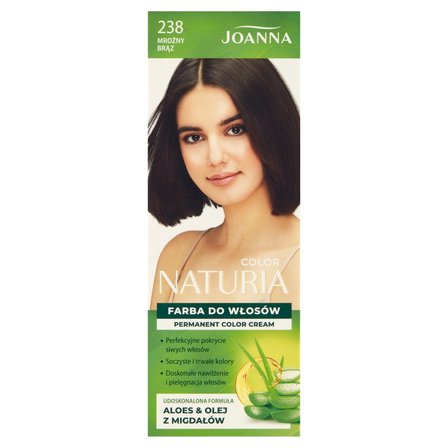 Joanna Naturia Color Farba do włosów mroźny brąz 238 (1)