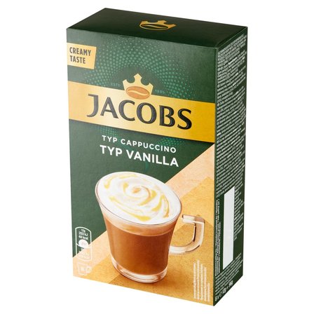 Jacobs Typ Cappuccino typ Vanilla Rozpuszczalny napój kawowy 96 g (8 x 12 g) (2)