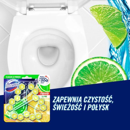 Domestos Power 5 Lime Kostka toaletowa 3 x 55 g (3)