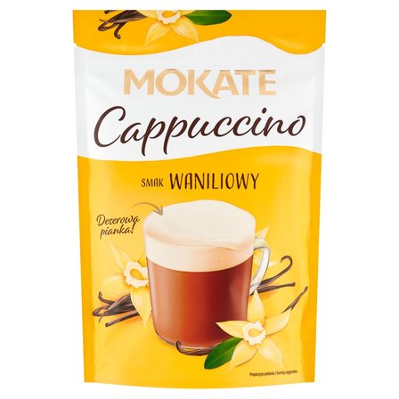 Mokate Cappuccino smak waniliowy 110 g (1)