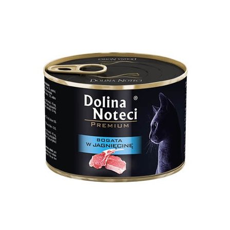 Dolina Noteci Premium mokra karma dla kota bogata w jagnięcinę  185 g (1)