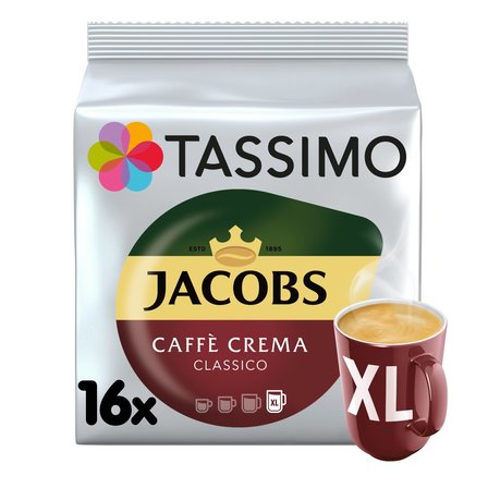 Tassimo Jacobs Caffè Crema Classico XL Kawa mielona 132,8 g (16 kapsułek) (3)