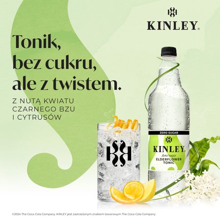 Kinley Elderflower Napój gazowany 500 ml (2)