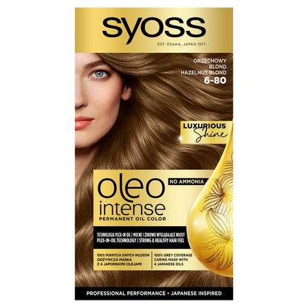 Syoss Oleo Intense Farba do włosów 6-80 orzechowy blond (1)