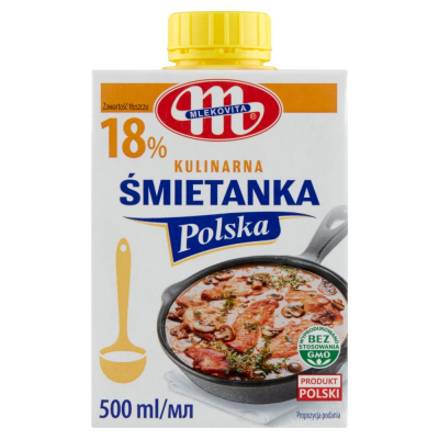 Mlekovita Śmietanka Polska kulinarna 18 % 500 ml (2)