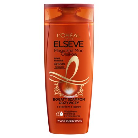 L'Oréal Paris Elseve Magiczna moc olejków Bogaty szampon odżywczy 400 ml (1)