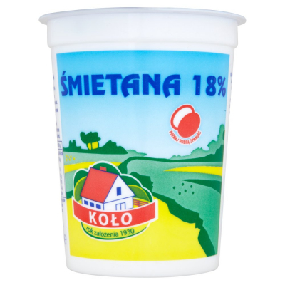 Koło Śmietana 18% 400 g (1)