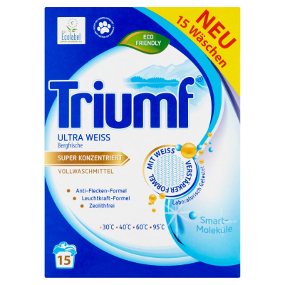 Triumf Ultra Weiss Proszek do prania białych tkanin 900 g (15 prań) (1)