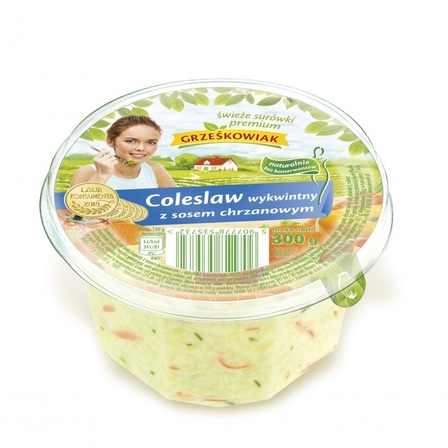 GRZEŚKOWIAK SURÓWKA COLESŁAW WYKWINTNY 300G (1)