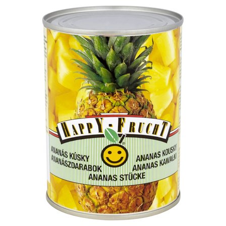 HAPPY FRUCHT Ananas kawałki 565 g (2)