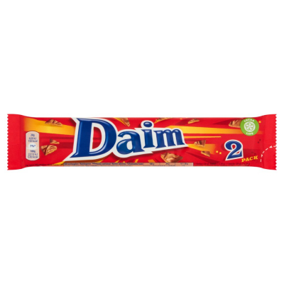 Daim Czekolada mleczna z chrupiącym karmelem migdałowym 56 g (2 sztuki) (1)