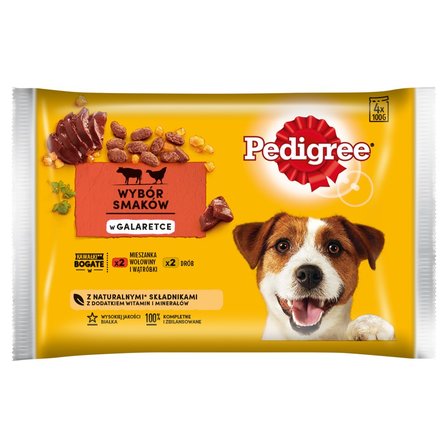 Pedigree Vital Protection Karma pełnoporcjowa w galaretce 400 g (4 x 100 g) (1)