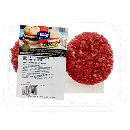 ŁUKÓW BURGER W STYLU AMERYKAŃSKIM 2SZT 280G ŁUKÓW (1)