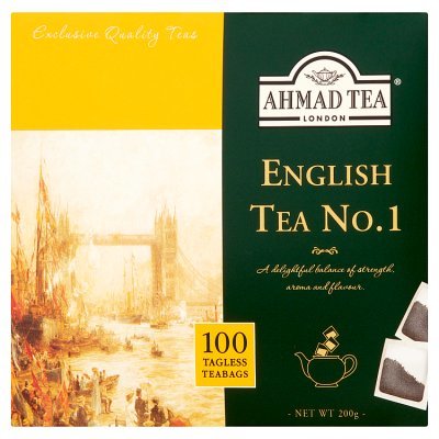 Ahmad Tea English Tea No. 1 Herbata czarna 200 g (100 torebek) (1)