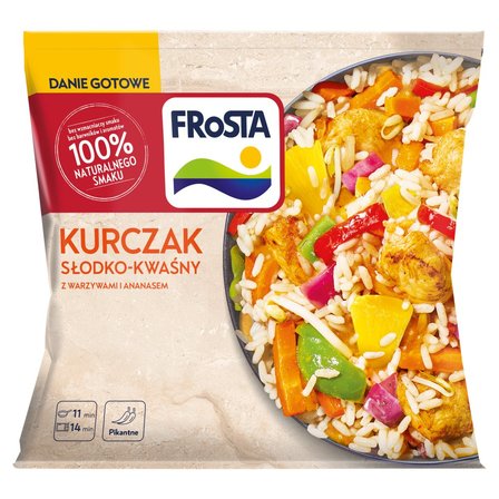 FRoSTA Kurczak słodko-kwaśny z warzywami i ananasem 450 g (1)