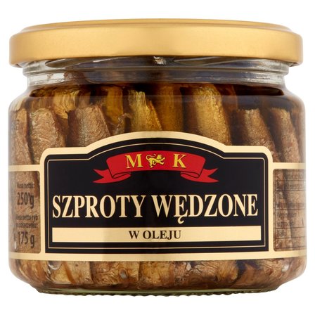 MK Szproty wędzone w oleju 250 g (1)