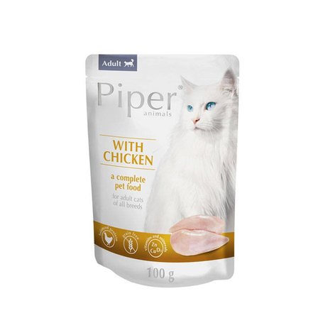 Piper Animals mokra karma dla kotów  z kurczakiem 100 g (1)