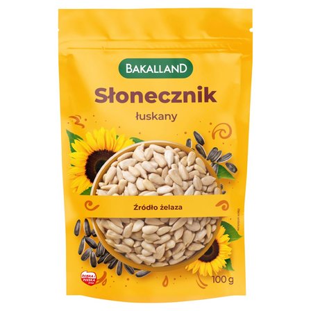 Bakalland Słonecznik łuskany 100 g (1)