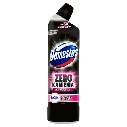 Domestos Zero Kamienia Pink Żel do toalet 750 ml (1)