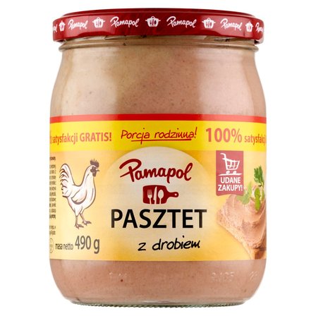 Pamapol Pasztet z drobiem 490 g (1)